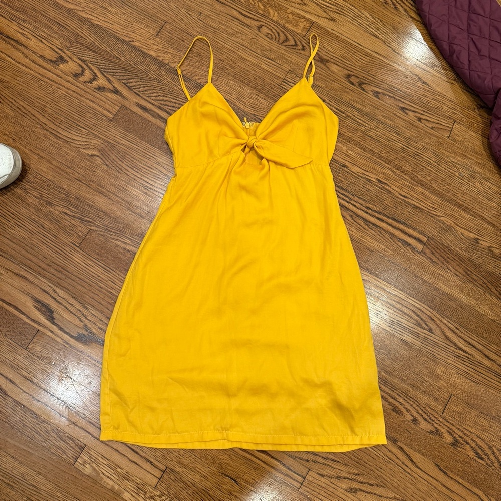 Urban Outfitters Yellow Mini Dress